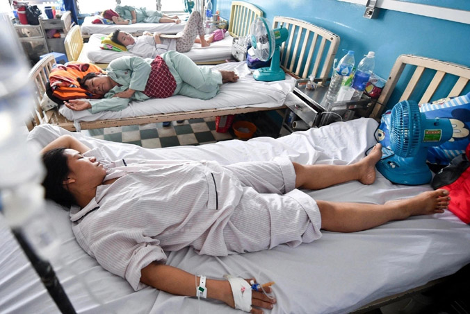  Ca mắc sốt xuất huyết tại Bệnh viện Bệnh Nhiệt đới quá tải