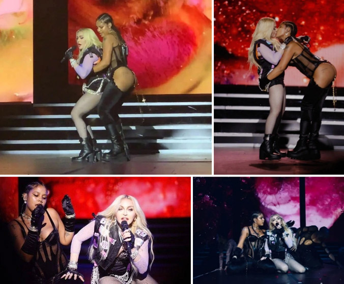 Madonna bị chỉ trích vì biểu diễn dung tục